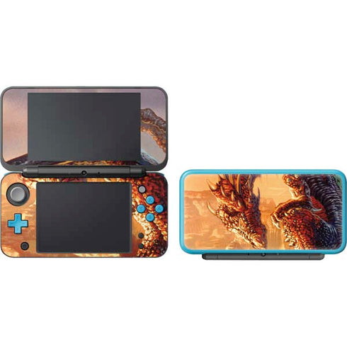 Ed Beard Jr. Bravery Misplaced Dragon and Knight Nintendo 2DS XL (2017) Skin